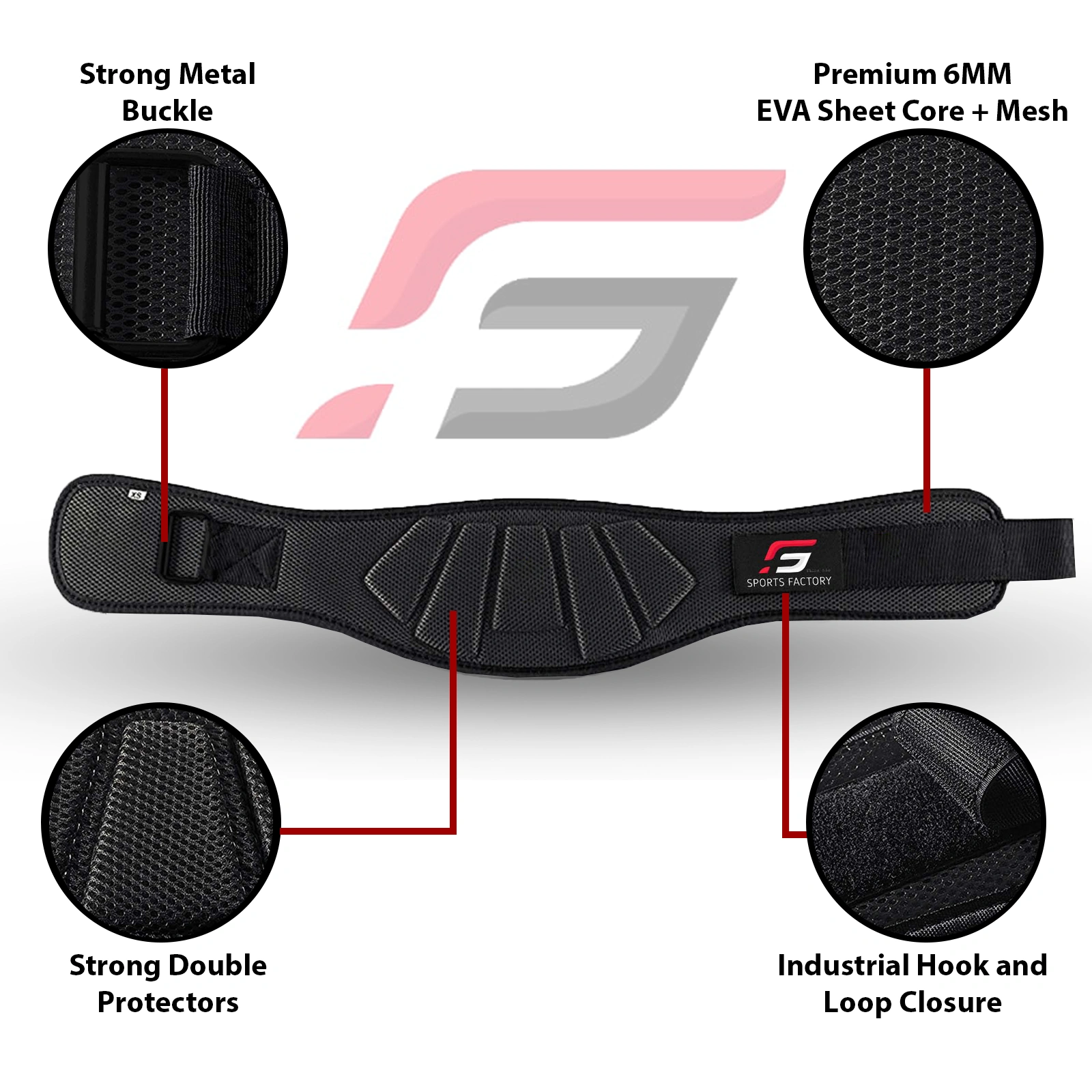 sports-factory-weight-lifting-belt-gym-exercise-belt-for-men-and-women-6-inch-nylon-neprene-padded-weight-lifting-core-lower-back-support-workout-waist-belt-for-weightlifting-fitness-with-free-straps-1