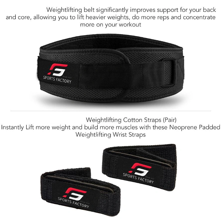 sports-factory-weight-lifting-belt-gym-exercise-belt-for-men-and-women-6-inch-nylon-neprene-padded-weight-lifting-core-lower-back-support-workout-waist-belt-for-weightlifting-fitness-with-free-straps-4