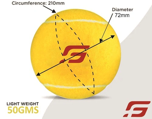 sports-factory-tape-ball-all-court-types-pressure-less-practice-durable-tennis-cricket-ball-players-soft-tennis-light-weight-yellow-2